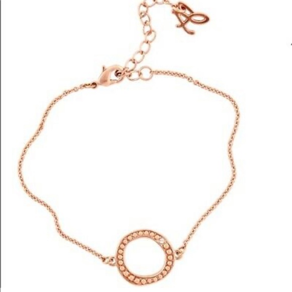 Adore by Swarovski® Circle Bracelet in Rose Gold - Picture 2 of 3
